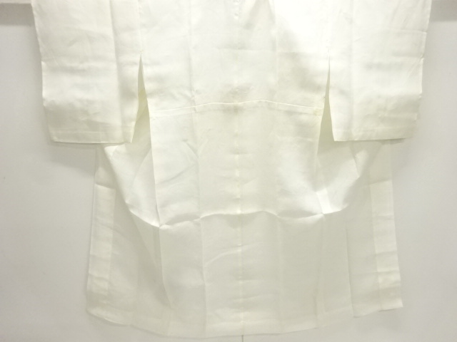 JAPANESE KIMONO / ANTIQUE JUBAN / SPIRAL & LEAVES
